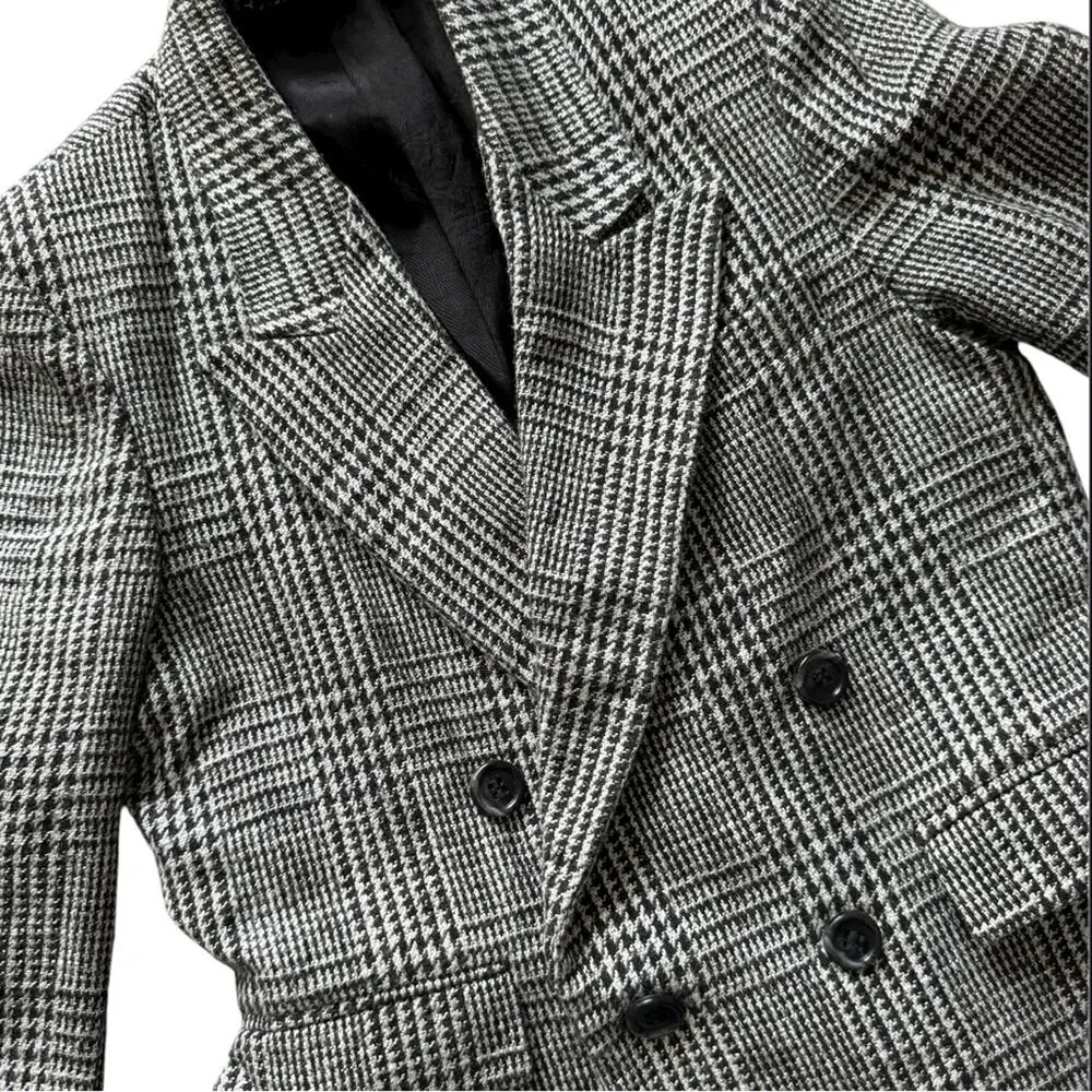 Vintage Rudnick’s Children’s Black and White Houndstooth Blazer Approx. Size 6/7